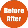 button before and after