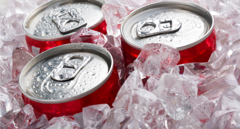 soda cans